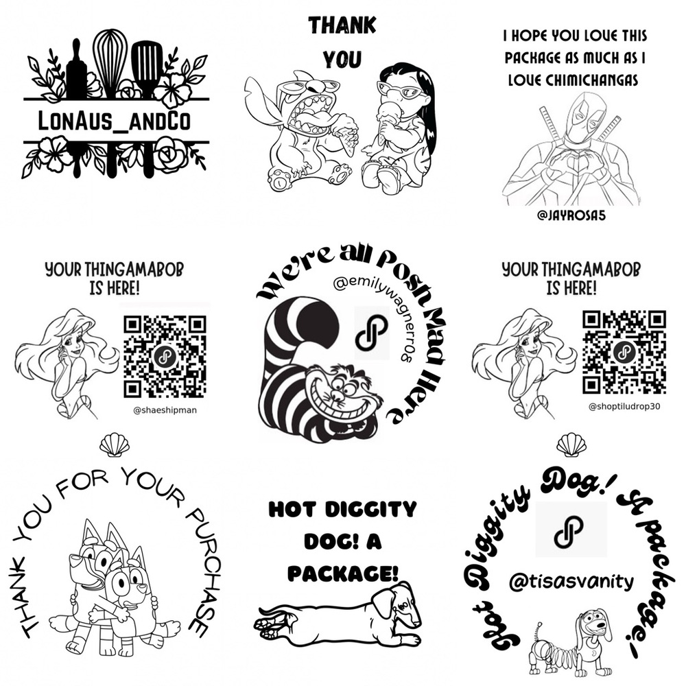 Custom Set of 100 2” Stickers - Picture 12 of 16